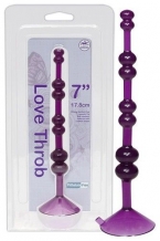 Love Throb paars - Met zuigvoet 17.8 cm