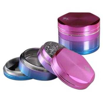 Black Leaf Ombre Grinder 4 part