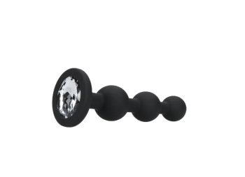 Silicone Beaded Diamond Butt Plug